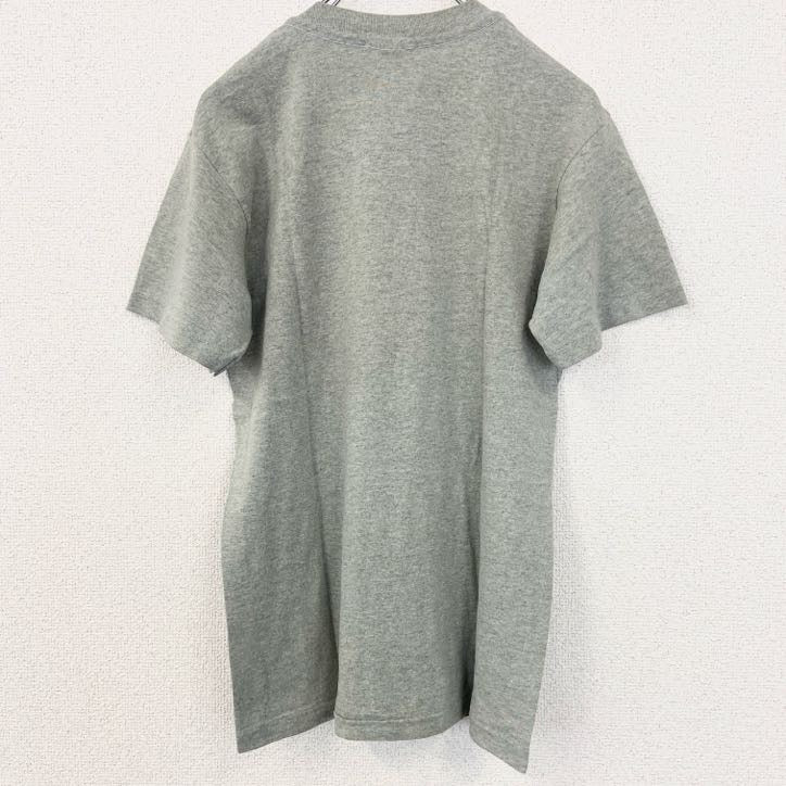 古着 used Hanes　ヘインズ　TOP　T　半袖プリントTシャツ　シングルステッチ　ヴィンテージ　90s　グレー　Mサイズ