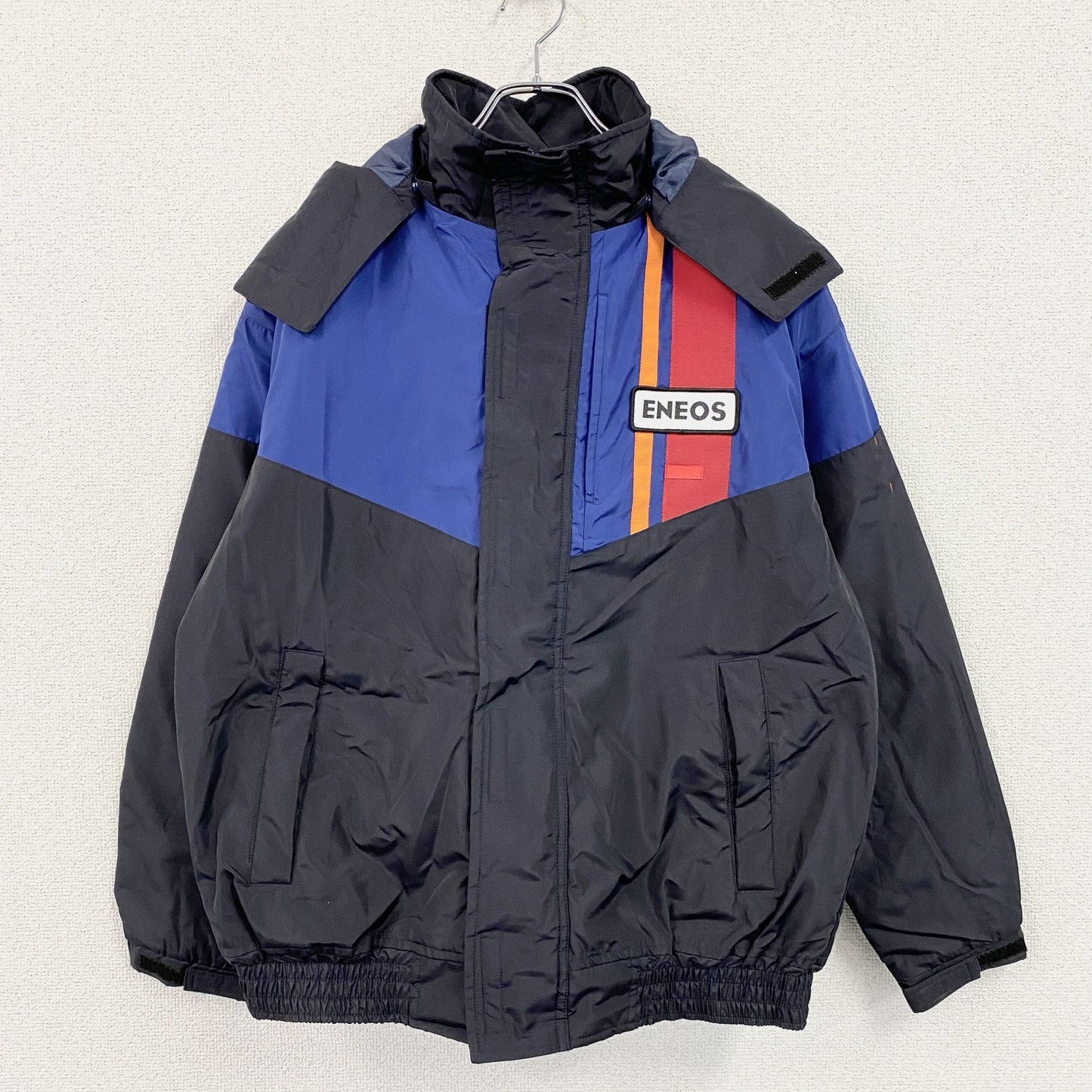 ENEOS　エネオス　フルジップジャケット　ユニフォーム　中綿入り　黒　ブラック　LLサイズ