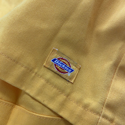 90s　Dickies　ディッキー　ワークパンツ　ハーフパンツ/ショートパンツ　ジップフライ　ヴィンテージ　黄色　イエロー