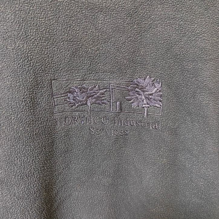 古着 used　NIKEGOLF ナイキゴルフ　長袖フリーススウェット　ワンポイント刺繍プルオーバー　ネイビー　紺　Mサイズ