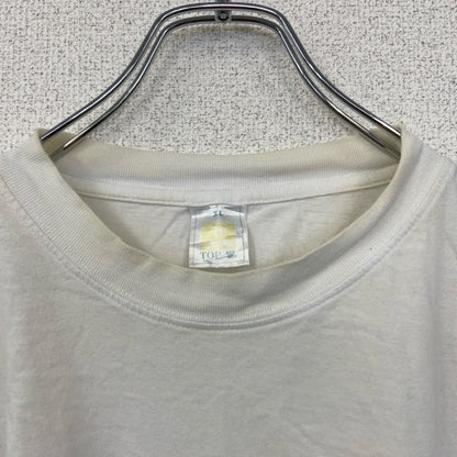 古着 used Hanes　ヘインズ　TOP　T　半袖プリントTシャツ　KVB　125　電車　白　ホワイト　XLサイズ