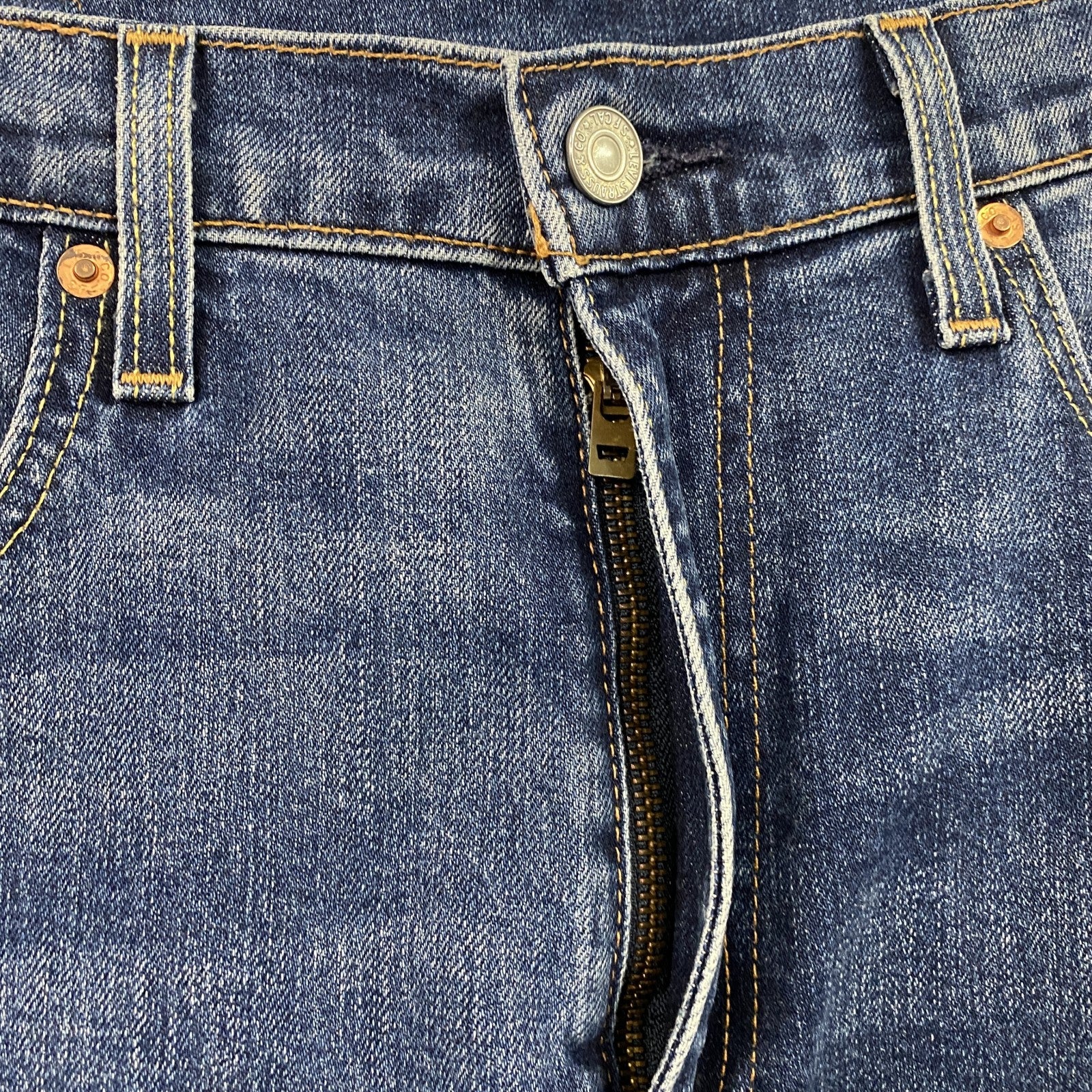 Levi's　リーバイス　502　デニムパンツ/ジーンズ　ジップフライ　インディゴ　W34サイズ