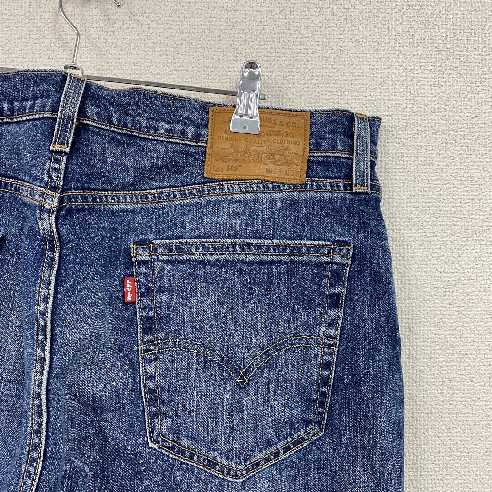 Levi's　リーバイス　502　デニムパンツ/ジーンズ　ジップフライ　インディゴ　W34サイズ