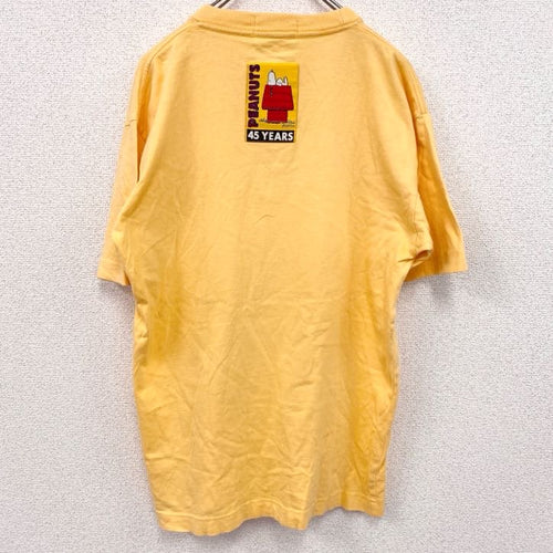 90s～　PEANUTS　スヌーピー　半袖プリントTシャツ　ヴィンテージ　黄　イエロー