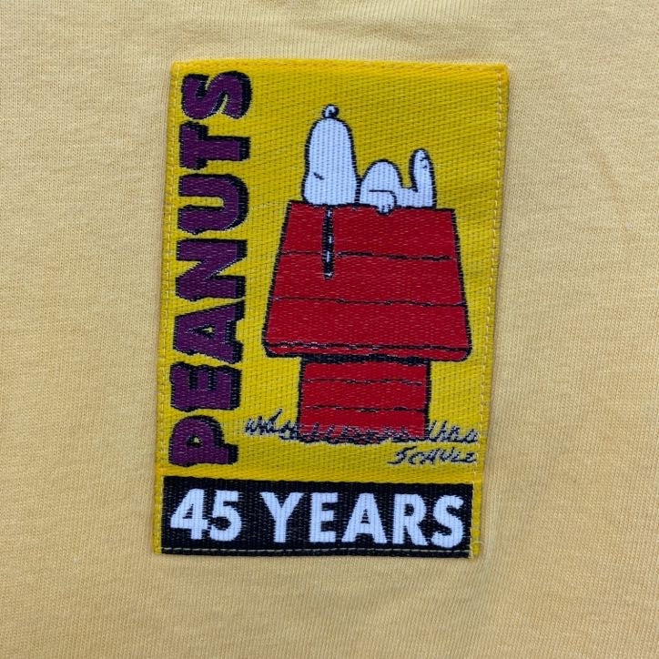 90s～　PEANUTS　スヌーピー　半袖プリントTシャツ　ヴィンテージ　黄　イエロー