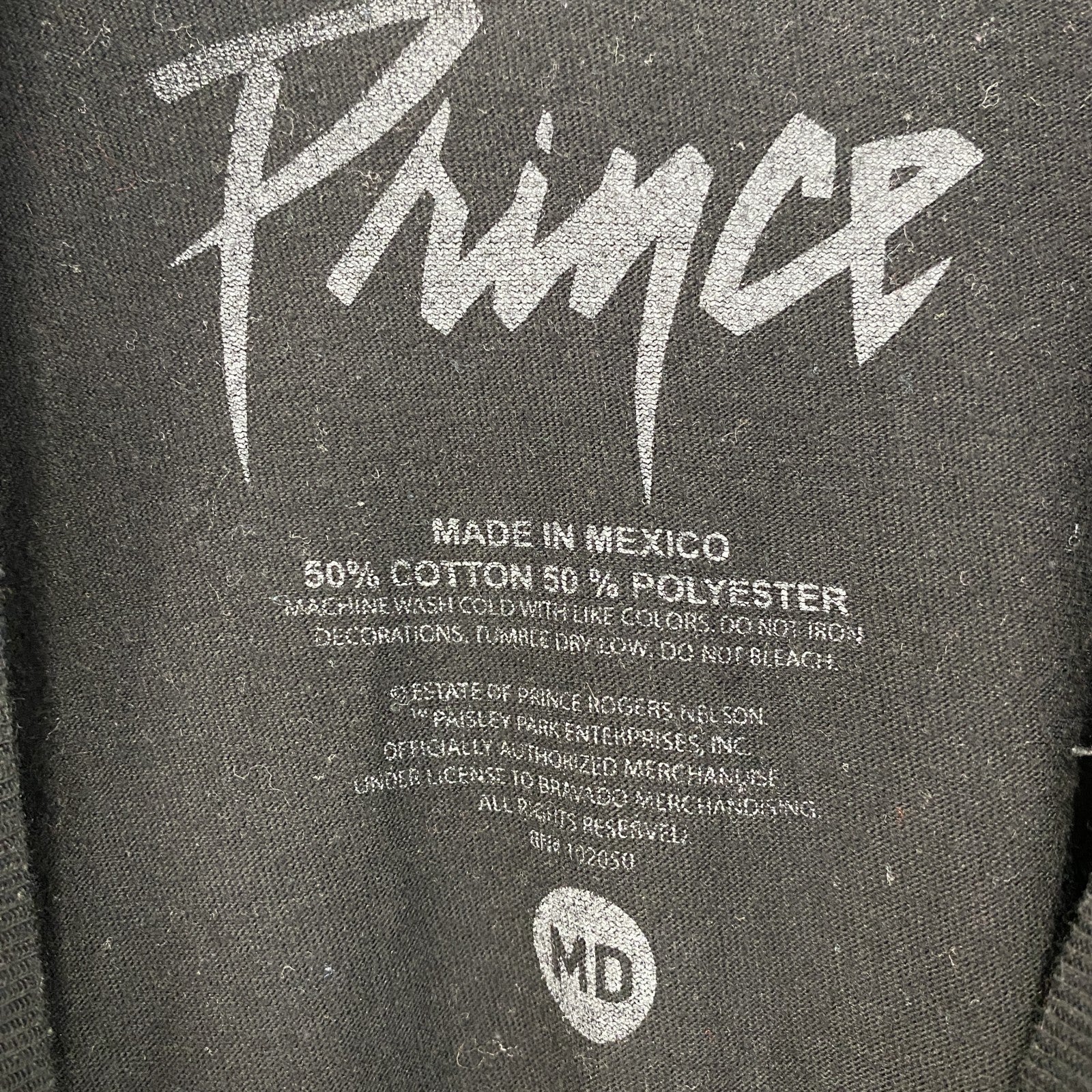 Prince　半袖プリントTシャツ　Purple Rain　ムービーT　黒　ブラック　Mサイズ