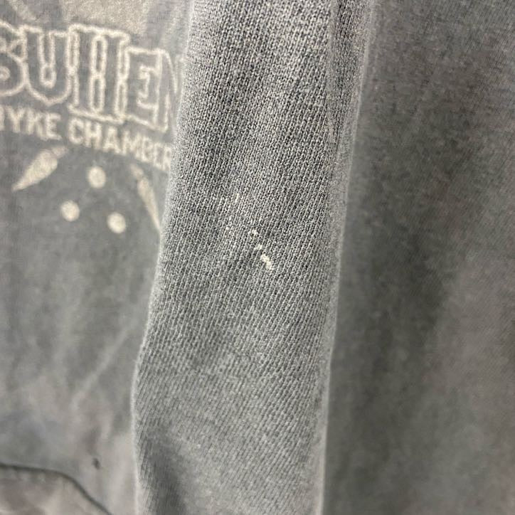 古着 used Sullen Art Collective　半袖Tシャツ　USA製　スカル　ネイティブアメリカン　グレー　L