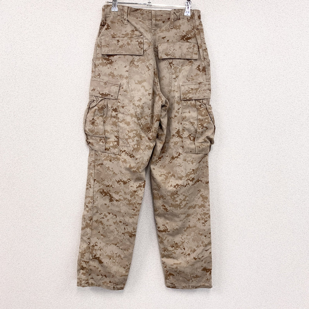 00s　USMC　MARPAT DESERT　コンバットパンツ　ミリタリーカーゴパンツ　ヴィンテージ　　ベージュ　S-M