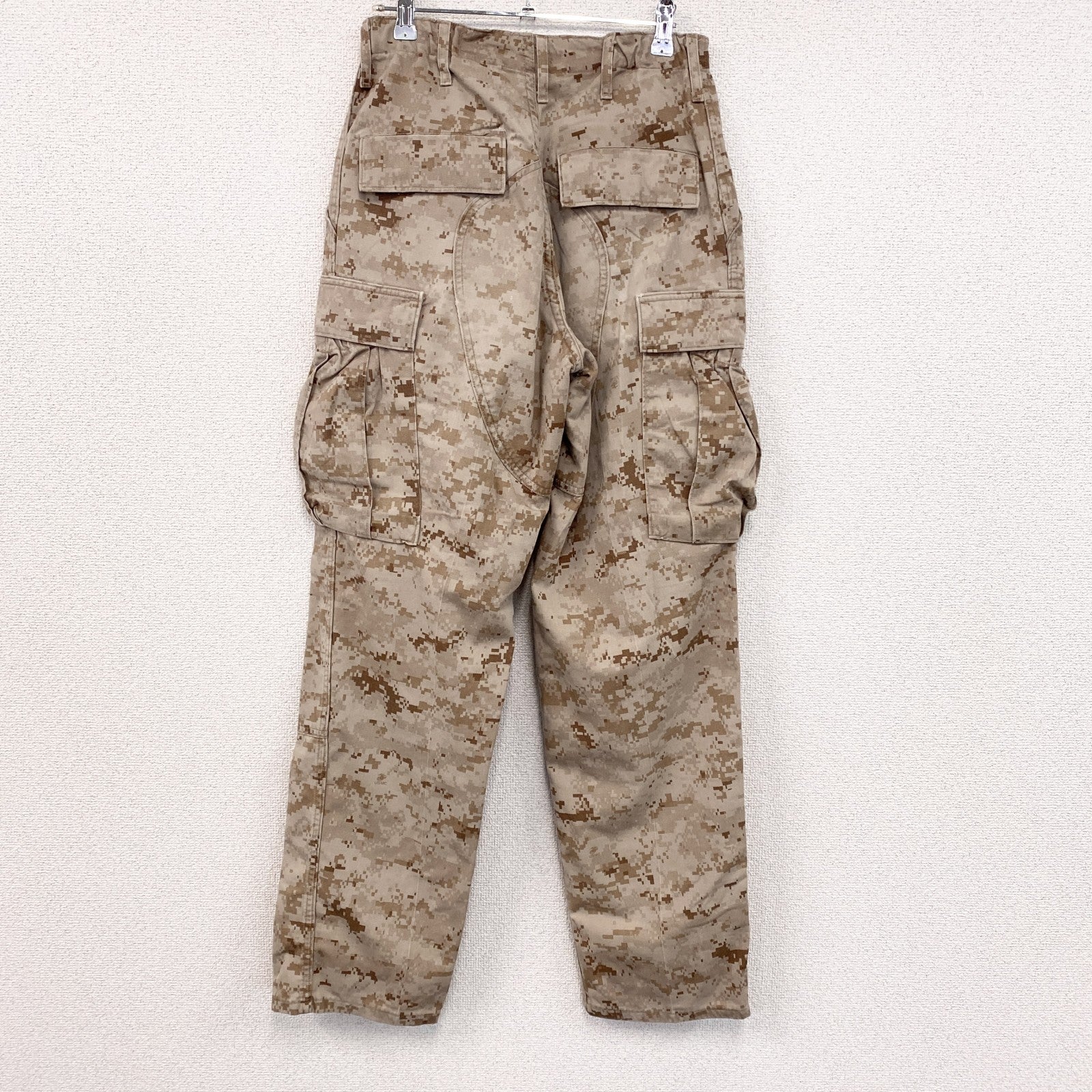 00s　USMC　MARPAT DESERT　コンバットパンツ　ミリタリーカーゴパンツ　ヴィンテージ　　ベージュ　S-M