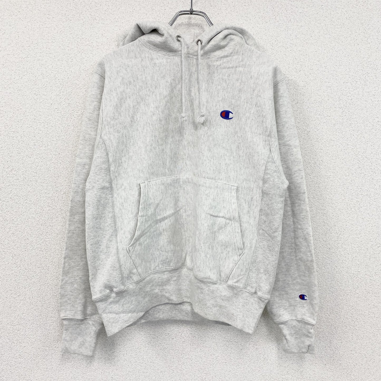 Champion　チャンピオン　リバースウィーブ　スウェットパーカー/フーディー　灰色　霜降りグレー　Sサイズ