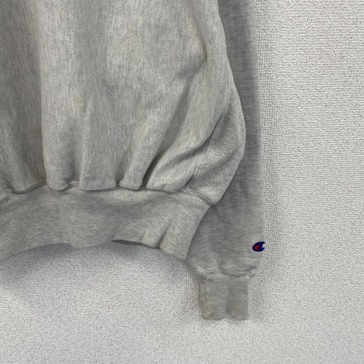 90s　Champion　チャンピオン　リバースウィーブ　スウェット/トレーナー　刺繍タグ　霜降りグレー　XLサイズ