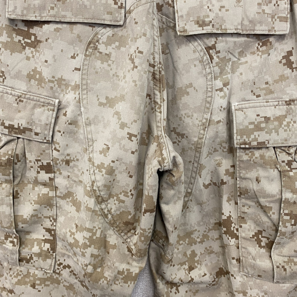 00s　USMC　MARPAT DESERT　コンバットパンツ　ミリタリーカーゴパンツ　ヴィンテージ　　ベージュ　S-M