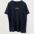 古着 used　CHIPOTLE　半袖プリントTシャツ　バックプリント　クルーネック　レトロデザイン　黒　ブラック　Mサイズ
