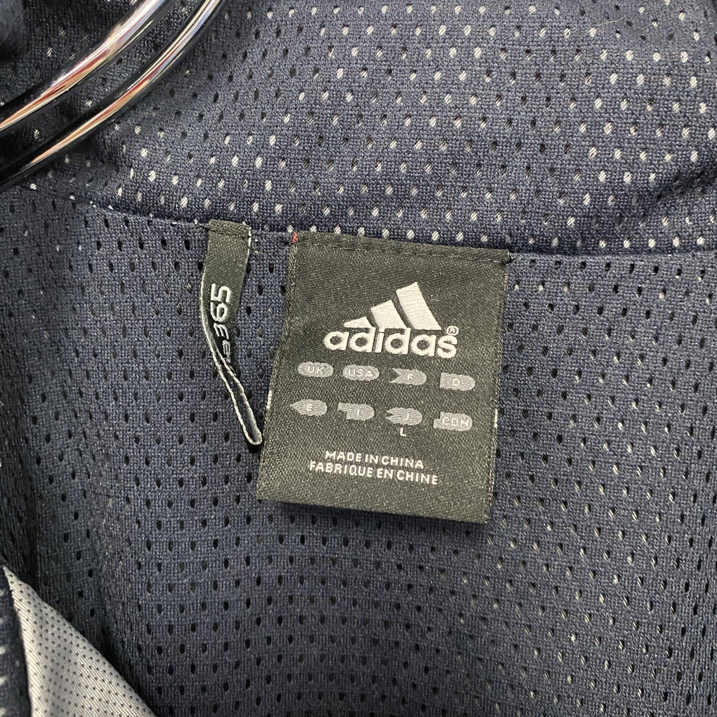adidas　アディダス　ジャージセットアップ　トラックジャケット　トラックパンツ　パフォーマンスロゴ　灰色　グレー　Lサイズ