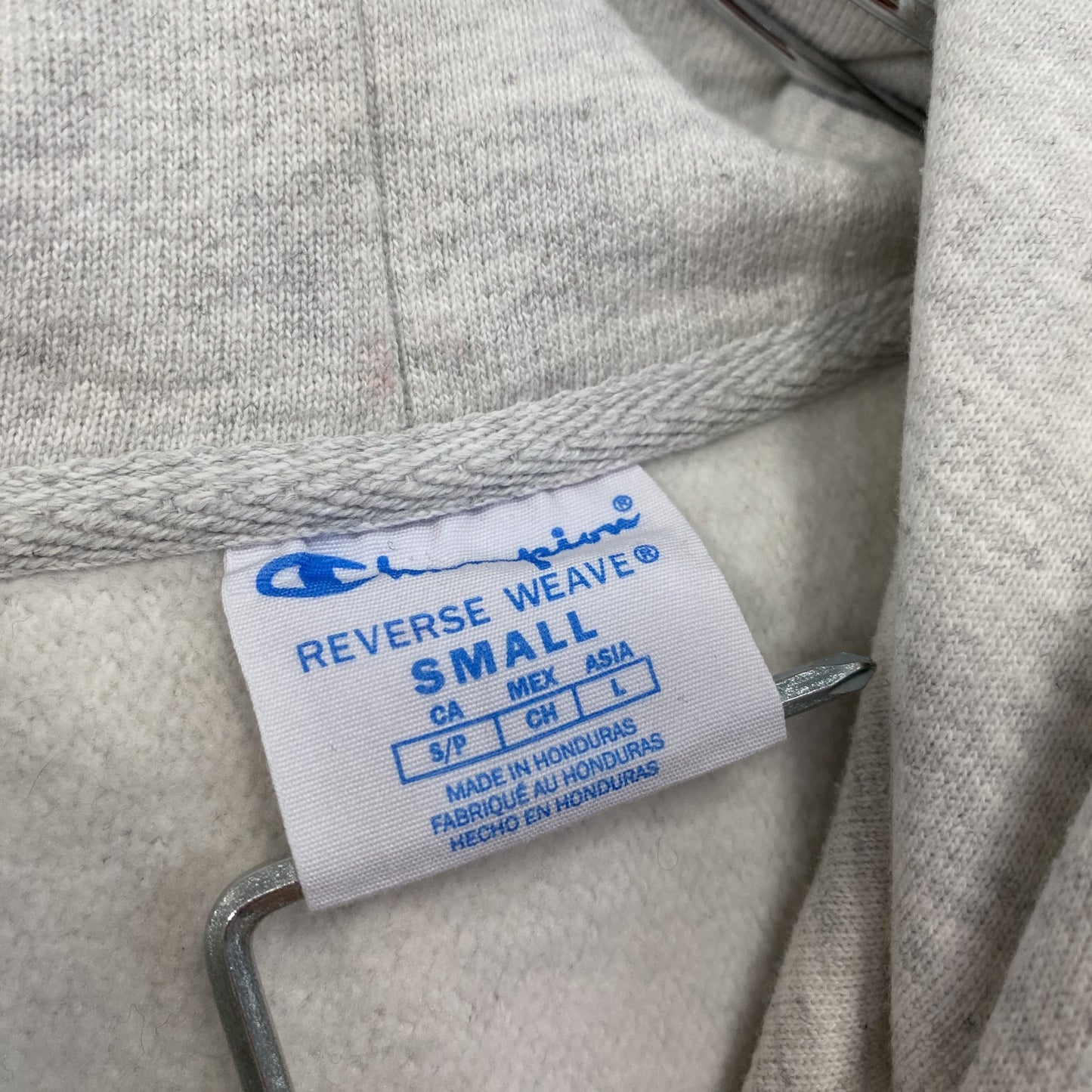 Champion　チャンピオン　リバースウィーブ　スウェットパーカー/フーディー　灰色　霜降りグレー　Sサイズ