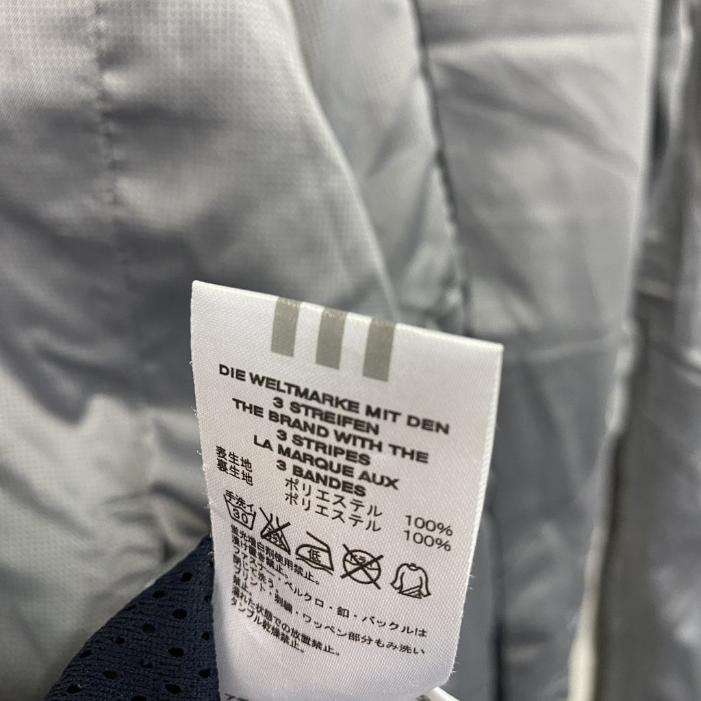 adidas　アディダス　ジャージセットアップ　トラックジャケット　トラックパンツ　パフォーマンスロゴ　灰色　グレー　Lサイズ