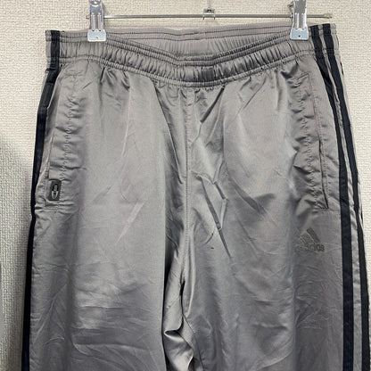 adidas　アディダス　ジャージセットアップ　トラックジャケット　トラックパンツ　パフォーマンスロゴ　灰色　グレー　Lサイズ