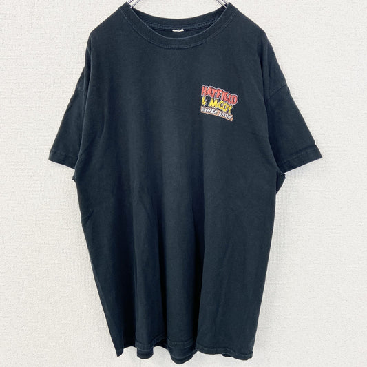 古着 used 半袖プリントTシャツ　Hatfield & McCoy Dinner Show　USA　アメリカ　ブラック　黒