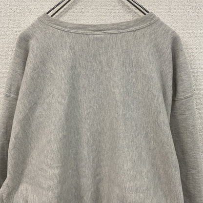 90s　Champion　チャンピオン　リバースウィーブ　スウェット/トレーナー　刺繍タグ　霜降りグレー　XLサイズ