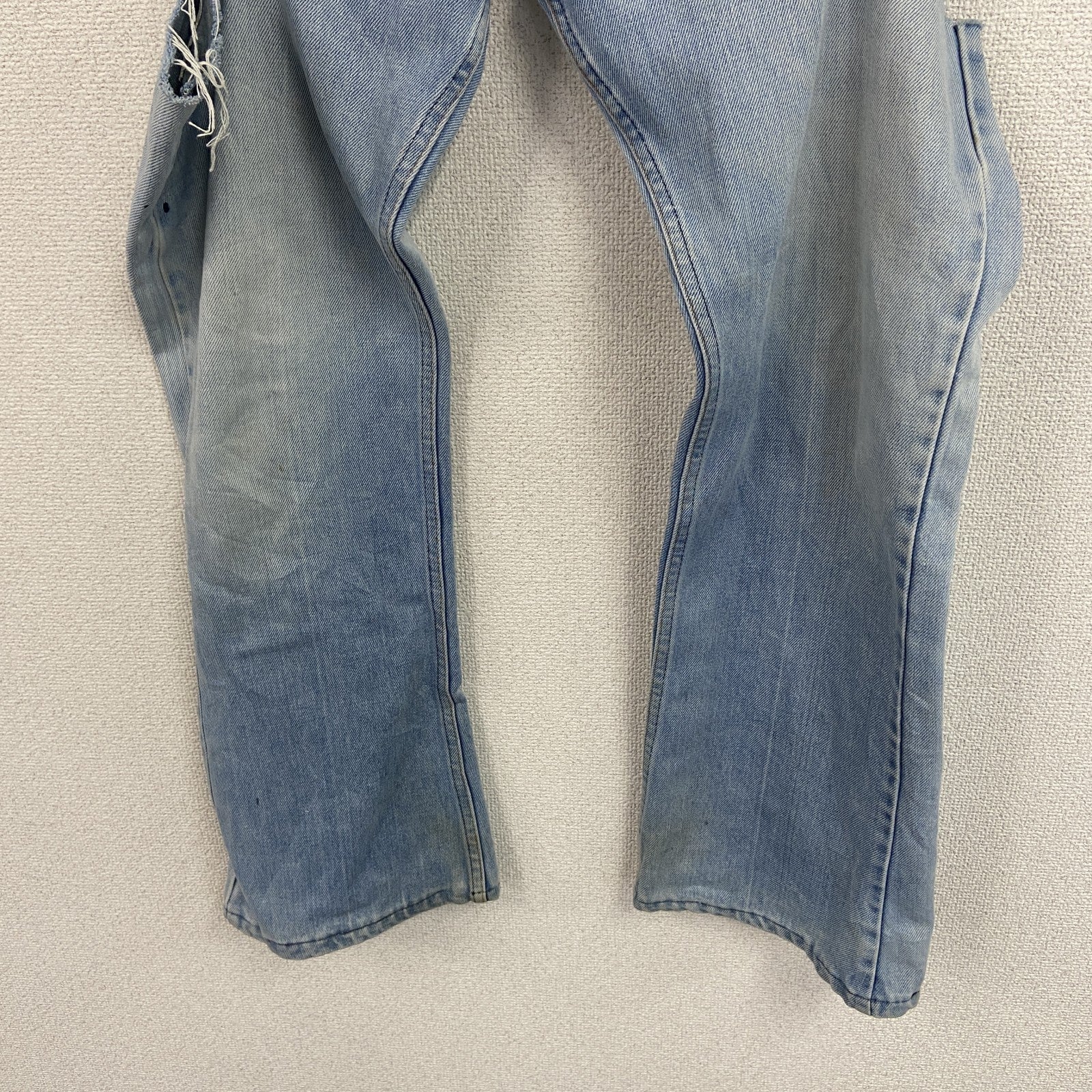 ～70s　デニムパンツ/ジーンズ　切込み　SCOVILLジップ　ジップフライ　ヴィンテージ　インディゴ