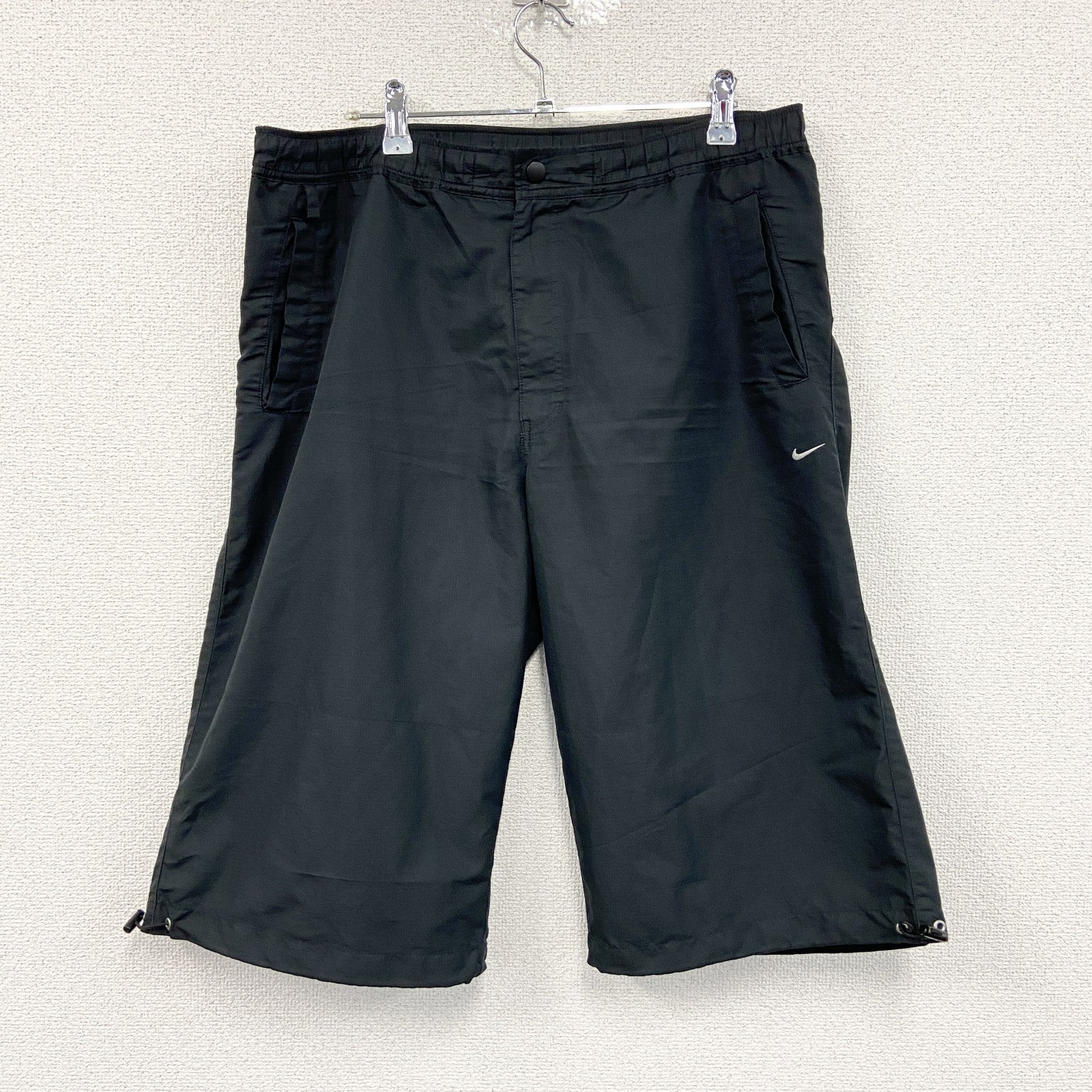 00s　NIKE　ナイキ　CLIMA-FIT　ハーフパンツ/クロッドパンツ　ヴィンテージ　黒　ブラック　XLサイズ