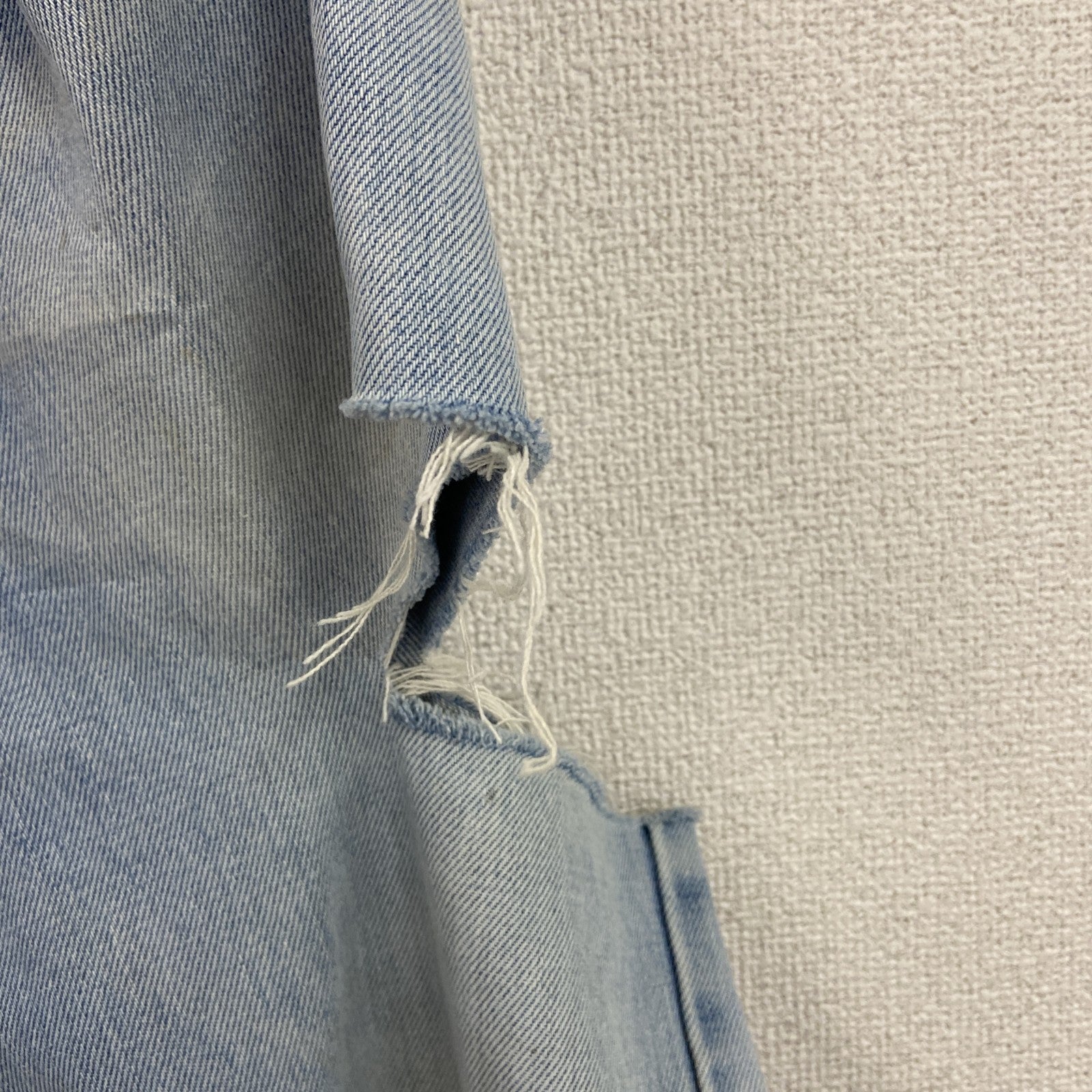～70s　デニムパンツ/ジーンズ　切込み　SCOVILLジップ　ジップフライ　ヴィンテージ　インディゴ