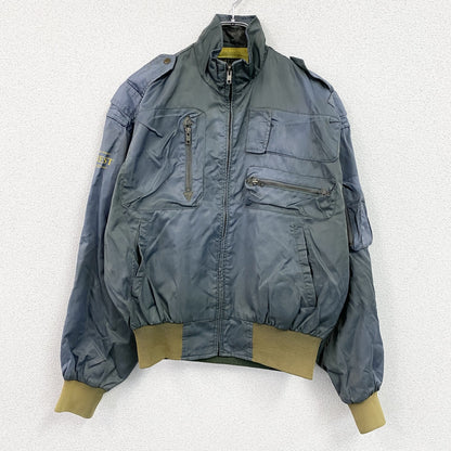 SUNTORY ORIGINAL DESIGN　クレスト12年　フライトジャケット　ミリタリージャケット　青　ブルー　