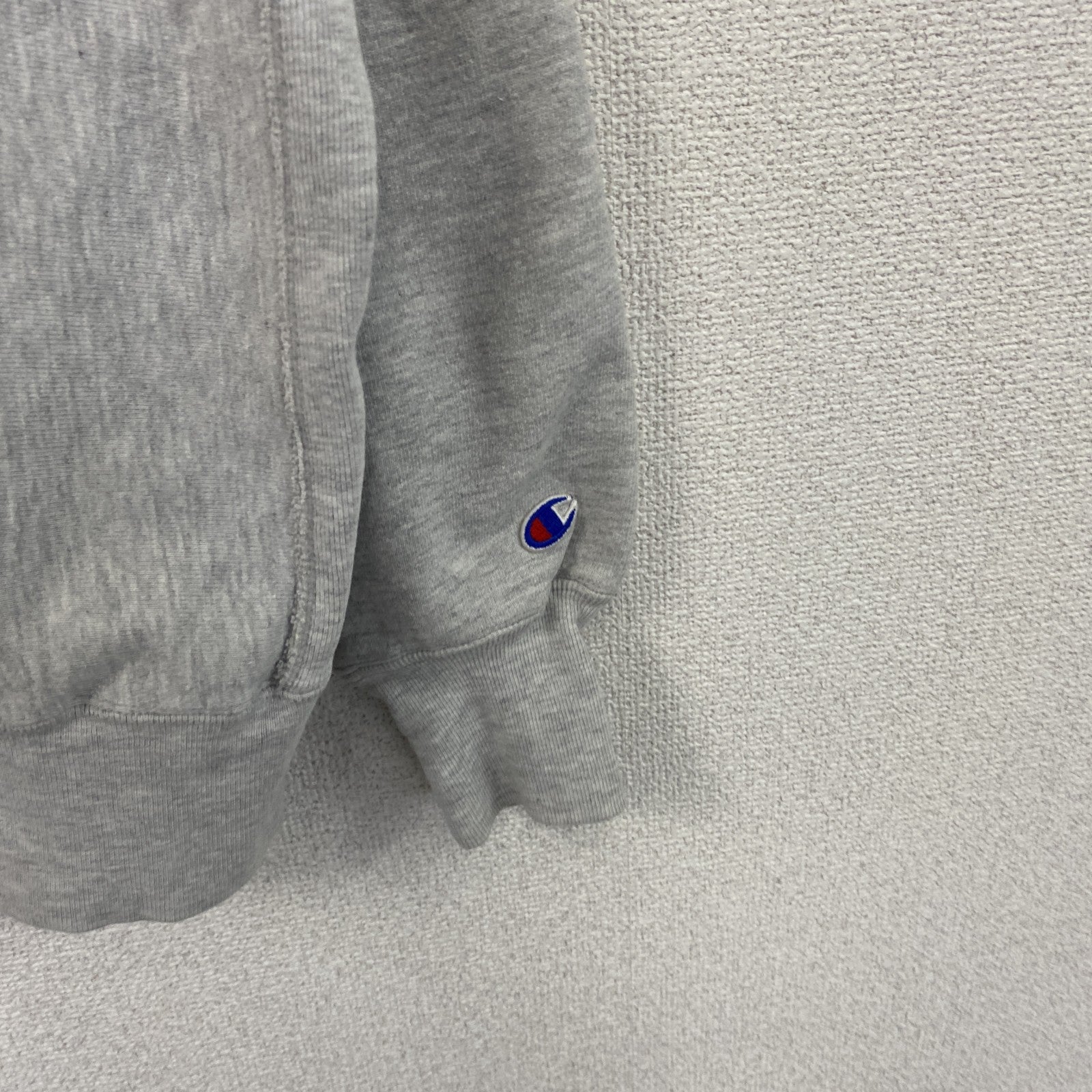 90s　Champion　チャンピオン　リバースウィーブ　スウェット/トレーナー　刺繍タグ　霜降りグレー　Lサイズ