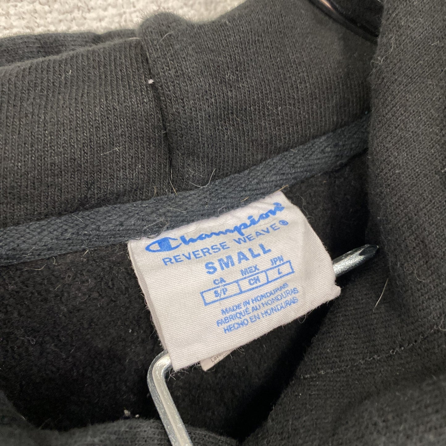 Champion　チャンピオン　リバースウィーブ　スウェットパーカー/フーディー　黒　ブラック　Sサイズ