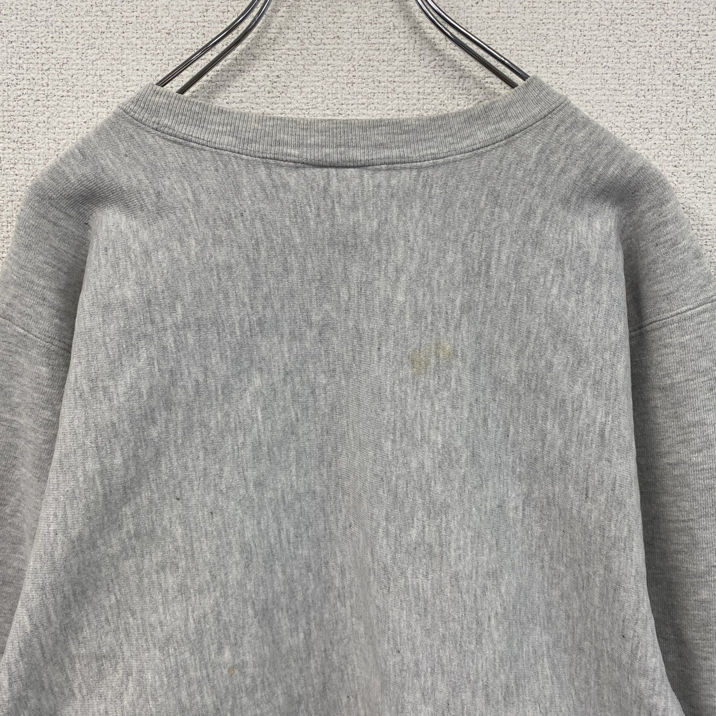 90s　Champion　チャンピオン　リバースウィーブ　スウェット/トレーナー　刺繍タグ　霜降りグレー　Lサイズ