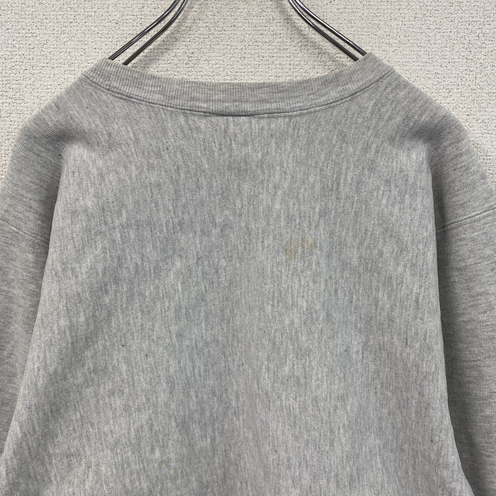 90s　Champion　チャンピオン　リバースウィーブ　スウェット/トレーナー　刺繍タグ　霜降りグレー　Lサイズ