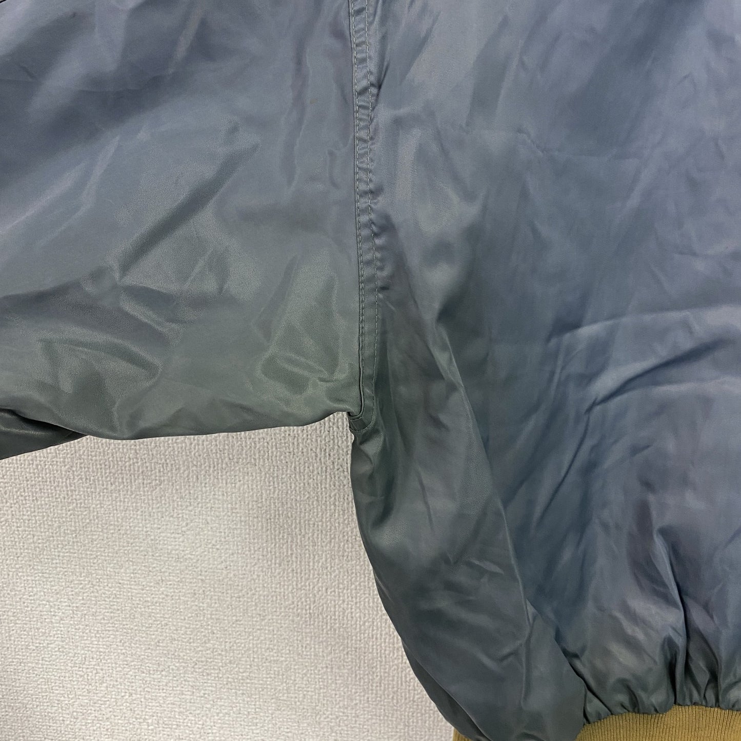 SUNTORY ORIGINAL DESIGN　クレスト12年　フライトジャケット　ミリタリージャケット　青　ブルー　