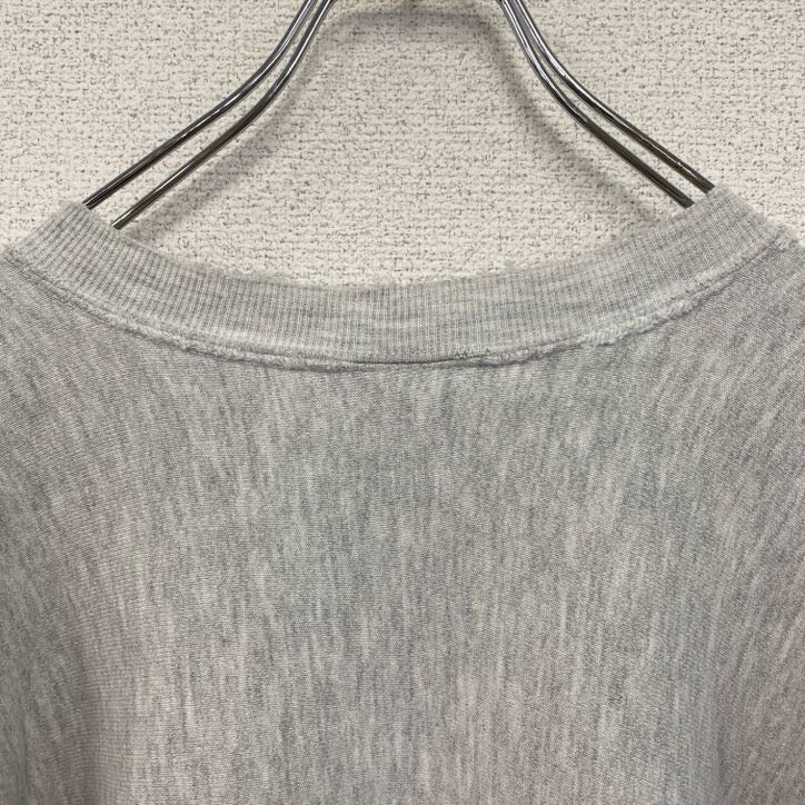 90s　Crable Sportswear　リバースウィーブタイプ　スウェット/トレーナー　灰色　グレー　XLサイズ