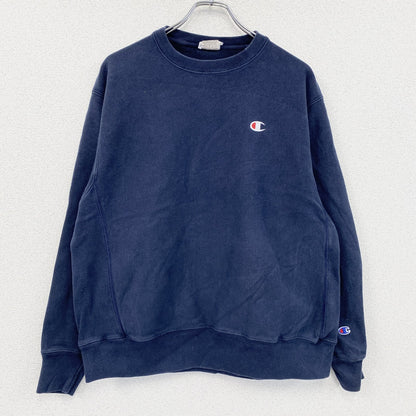 Champion　チャンピオン　リバースウィーブ　スウェット/トレーナー　紺　ネイビー　Lサイズ