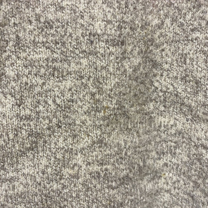 古着　used　長袖デザインニット　厚手セーター　ノルディック柄　クルーネック　レトロデザイン　ベージュ　Sサイズ