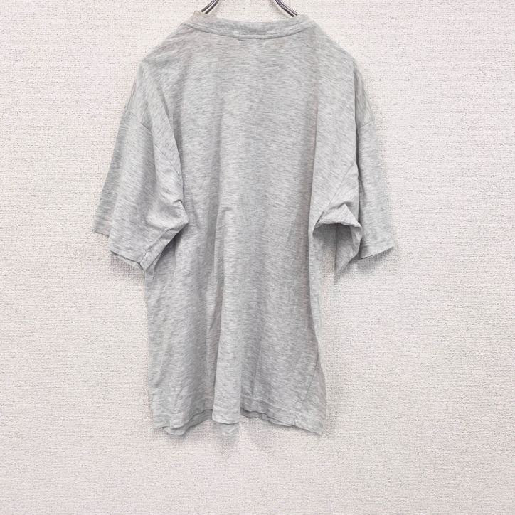 90s　reverse r return　半袖プリントTシャツ　Budweiser.　ヴィンテージ　灰色　グレー　Fサイズ