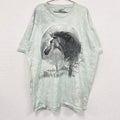 THE MOUNTAIN　ザマウンテン　半袖プリントTシャツ　アニマルT　タイダイ　グレー　2XLサイズ