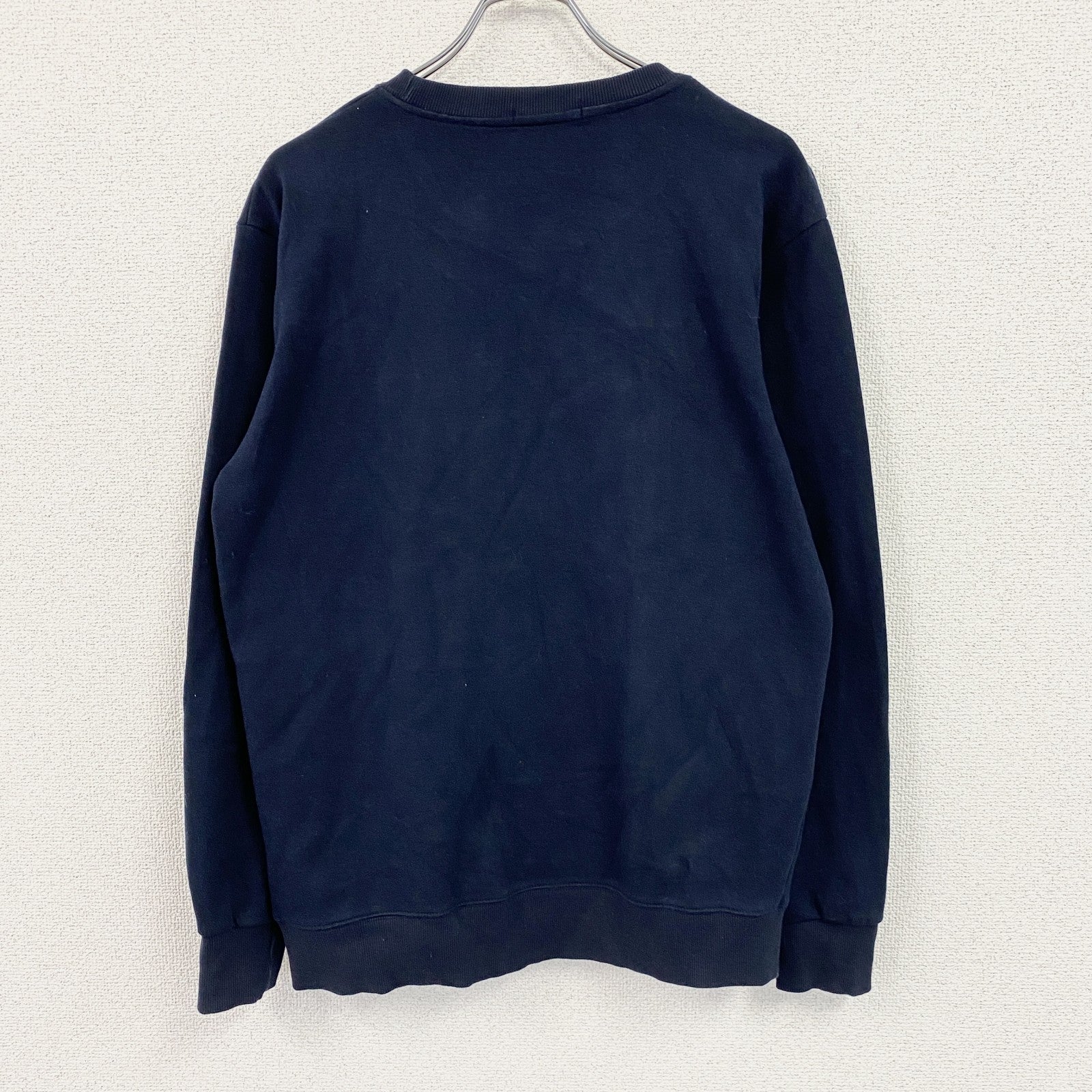 MAISON KITSUNE　メゾンキツネ　スウェット/トレーナー　ワッペン　紺　ネイビー　Lサイズ