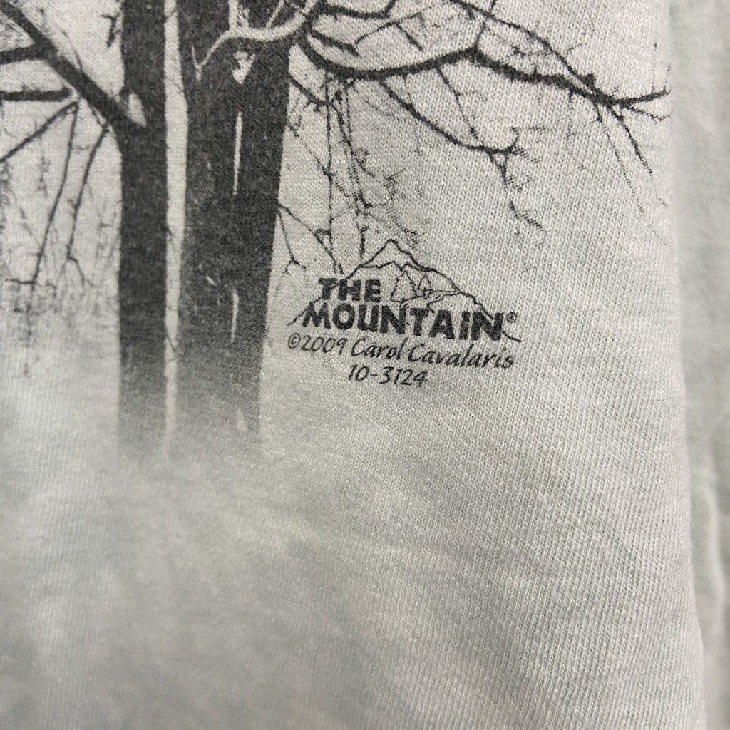 THE MOUNTAIN　ザマウンテン　半袖プリントTシャツ　アニマルT　タイダイ　グレー　2XLサイズ