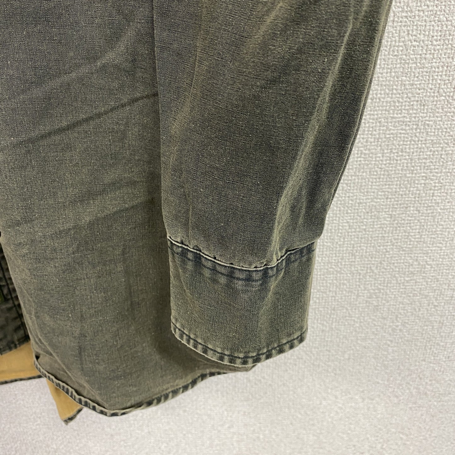 ～00s　Timberland　ティンバーランド　長袖シャツジャケット　2つポケット　無地　ヴィンテージ　灰色　グレー　XLサイズ