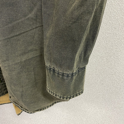 ～00s　Timberland　ティンバーランド　長袖シャツジャケット　2つポケット　無地　ヴィンテージ　灰色　グレー　XLサイズ
