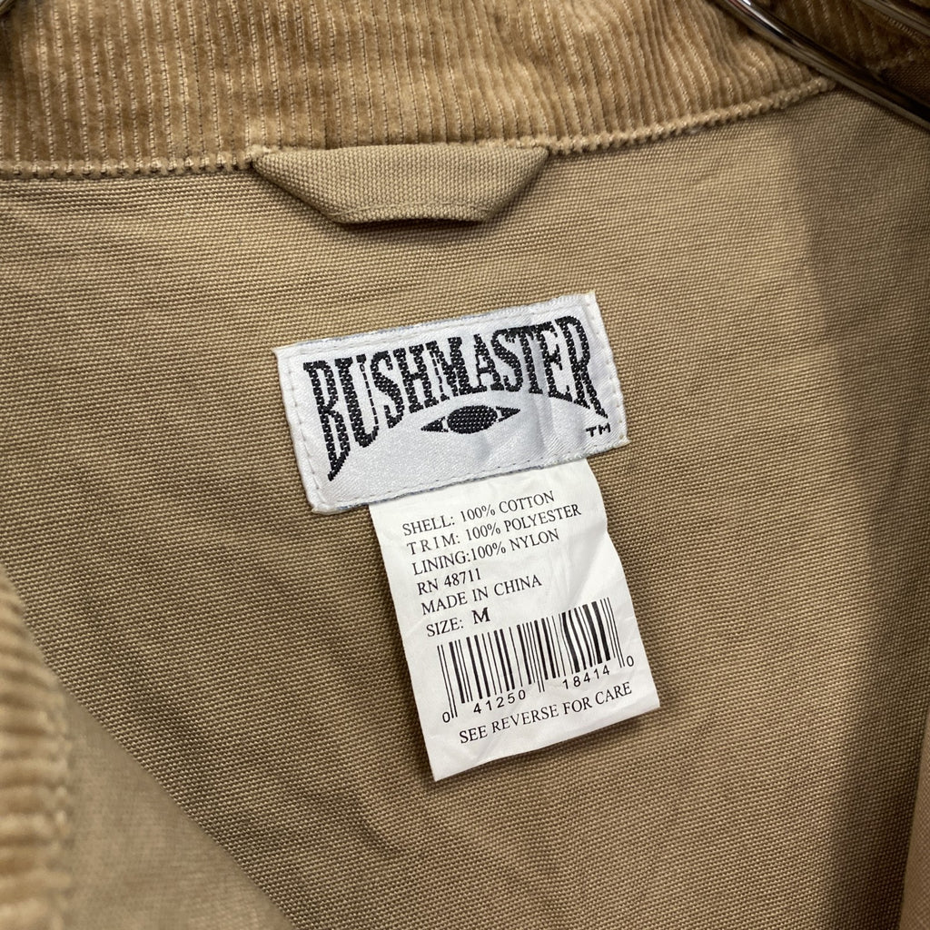 90s～　BUSHMASTER　ハンティングジャケット　コーデュロイカラー　ヴィンテージ　茶色　ブラウン　Mサイズ