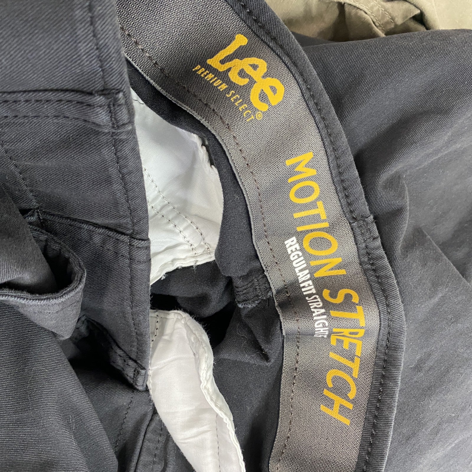 LEE　リー　カーゴパンツ　ジップフライ　黒　ブラック　W40サイズ