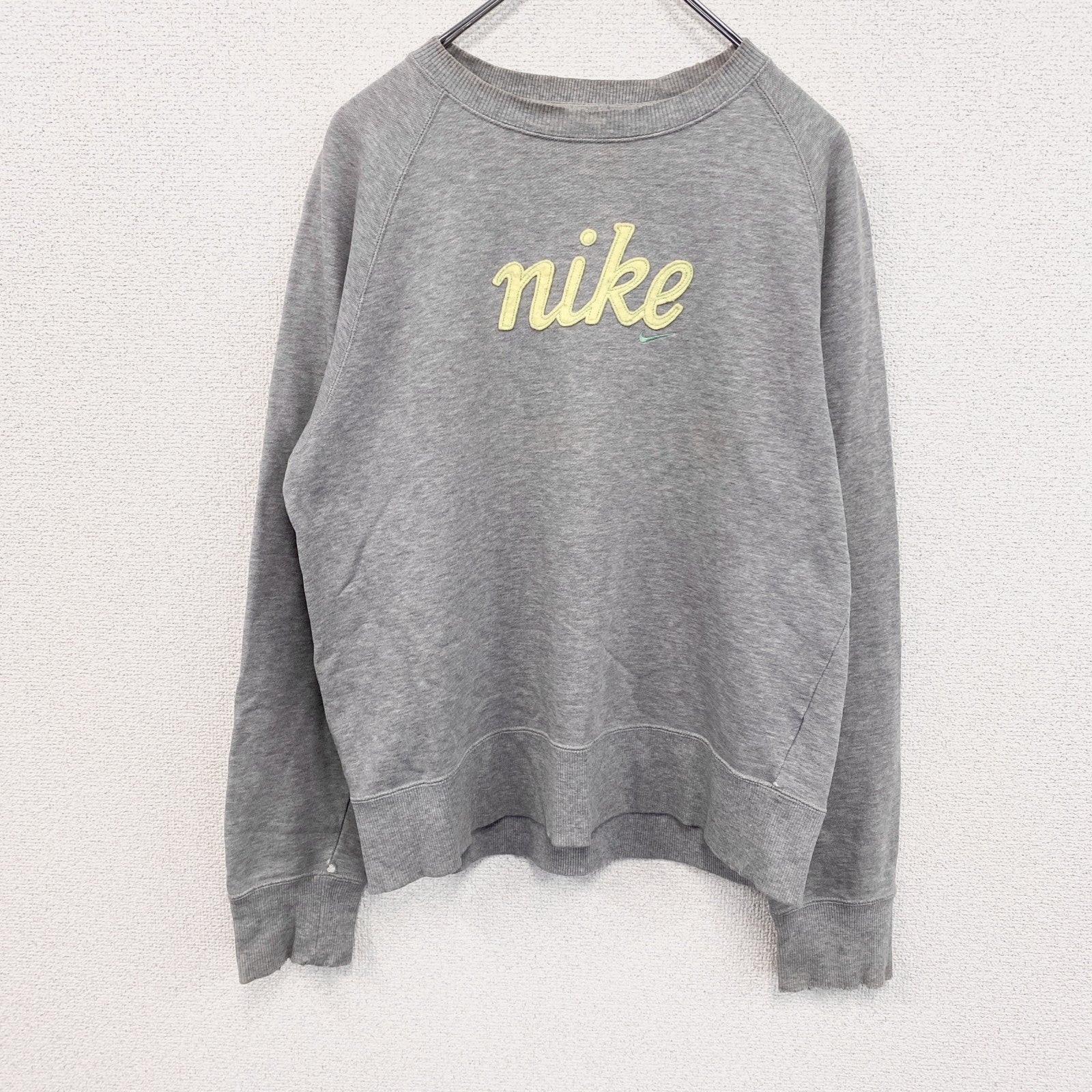 00s　NIKE　ナイキ　スウェット/トレーナー　ヴィンテージ　灰色　グレー　XLサイズ