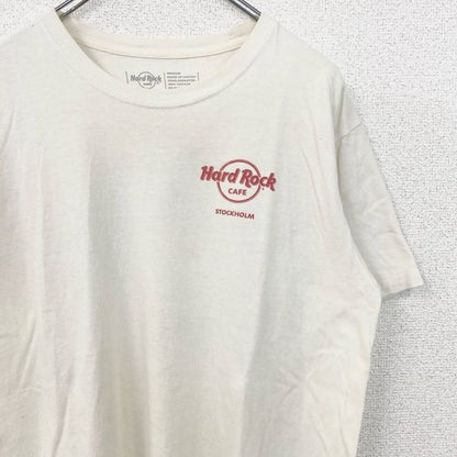 古着 used　Hard Rock Cafe　ハードロックカフェ　半袖デザインTシャツ　バックプリント　ストックホルム　Mサイズ