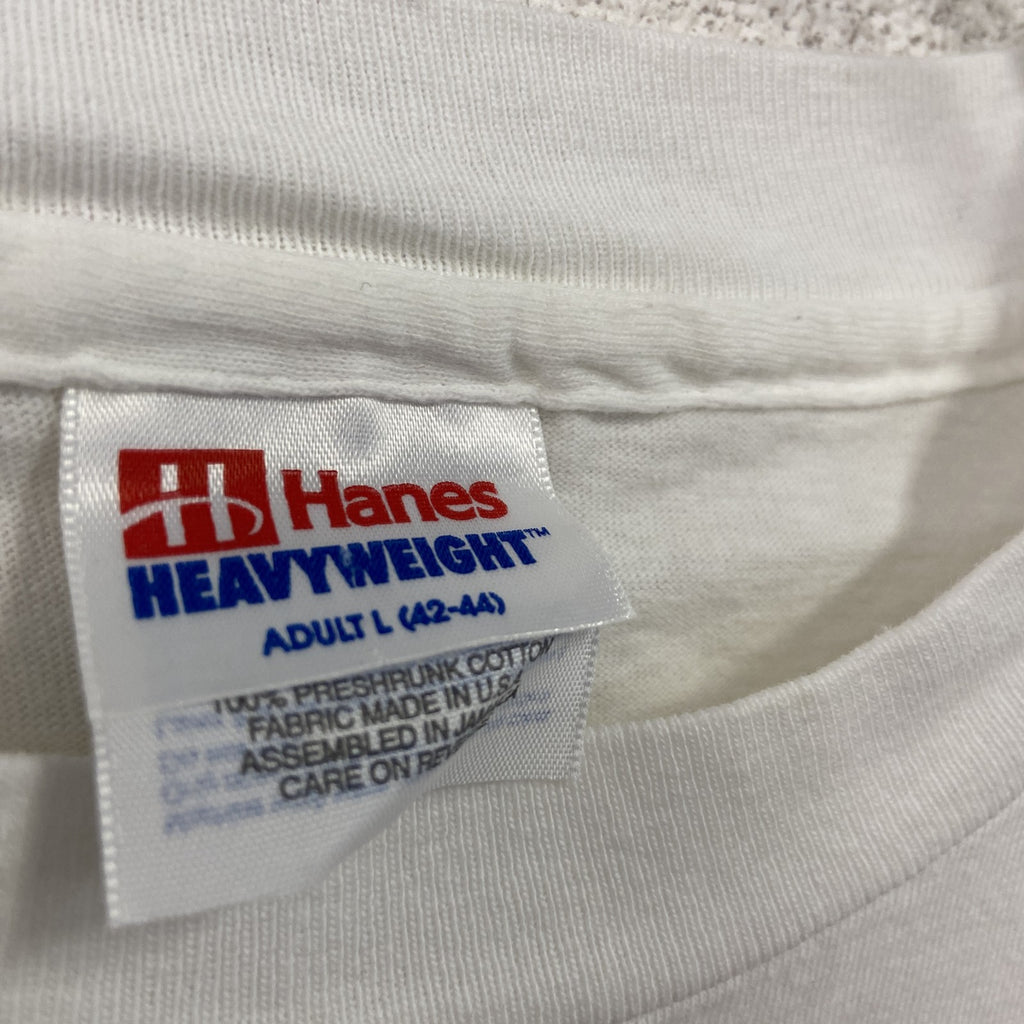 90s　Hanes　ヘインズ　半袖プリントTシャツ　アトランタオリンピック　シングルステッチ　ヴィンテージ　白　ホワイト　Lサイズ