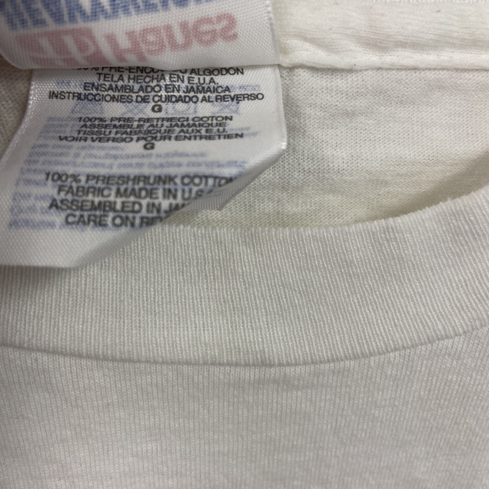 90s　Hanes　ヘインズ　半袖プリントTシャツ　アトランタオリンピック　シングルステッチ　ヴィンテージ　白　ホワイト　Lサイズ