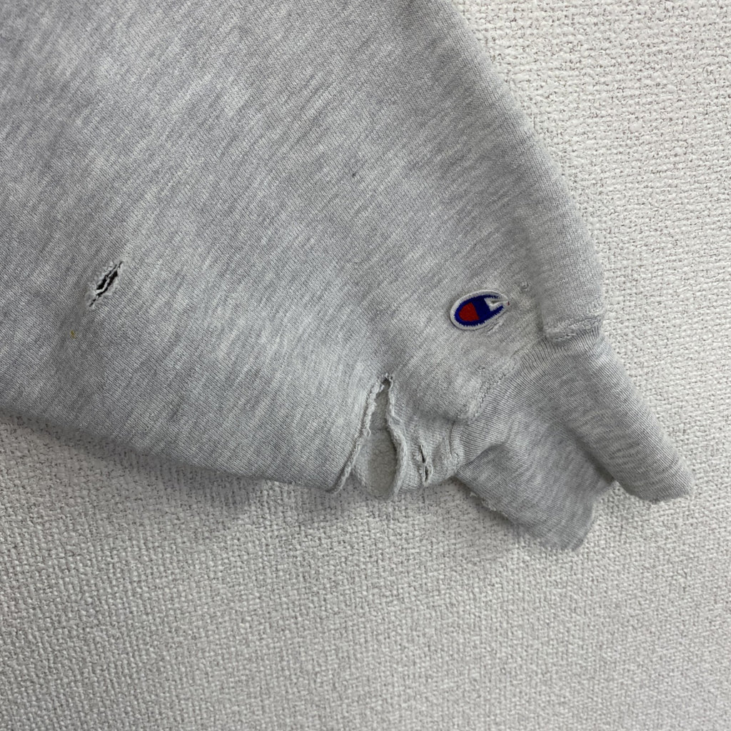 90s　Champion　チャンピオン　リバースウィーブ　スウェット/トレーナー　刺繍タグ　霜降りグレー　XLサイズ