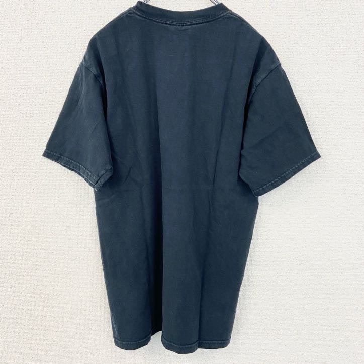古着 used　Hanes ヘインズ　BEEFY-T 半袖プリントTシャツ　TROOP　416　ボーイスカウト　ネイビー　Mサイズ