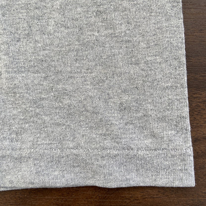 古着 used Hanes　ヘインズ　TOP　T　半袖プリントTシャツ　シングルステッチ　ヴィンテージ　90s　グレー　Mサイズ
